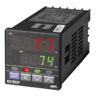 Controlador PID de temperatura DIN Extech 48VFL13 1-16 con salida de 4-20 mA