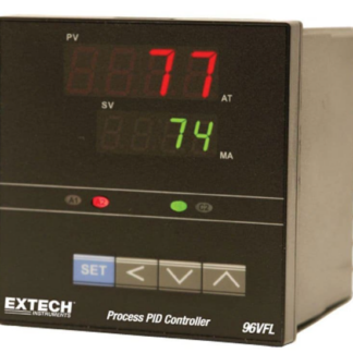 Controlador PID de temperatura Extech 96VFL13 1-4 DIN con salida de 4-20 mA