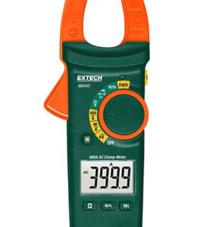 Extech MA445-NIST Pinza amperimétrica AC - DC TRUE RMS, NCV, 400 A con NIST