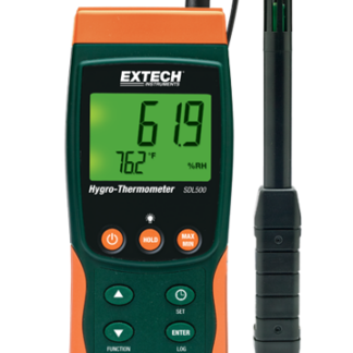 Extech SDL300-NIST Termoanemómetro-registrador de datos de paletas metálicas con NIST